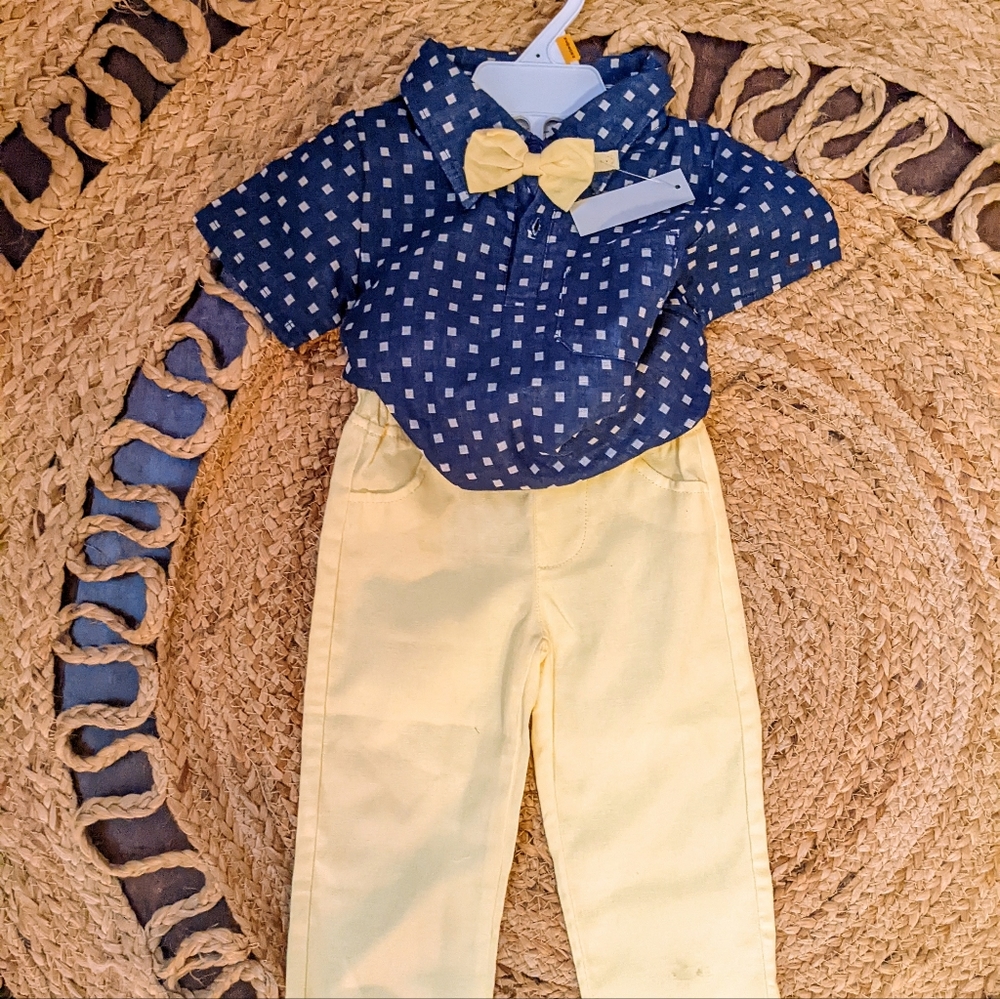 Baby, (12months) Boys, 2-Piece Dress Outfit NWT!